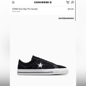 Converse one star pro suede SOLD